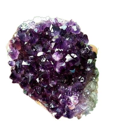 Crystal Rough Natural Crystal Rough 1PC 100-150g Large Purple Natural Brazilian Amethyst Stone Cluster Quartz Crystal Druzy Geode Specimens Ornament Home Decor