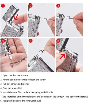 2024 Metal Dual Flame Butane Torch Lighter Windproof Dual Flame Adjustable Flame Lighter Retro Side Slide Grinding Wheel Lighter Metal Flip Top Lighter for Candle Camping (Butane Not Included)(Gold - Buy Online on GoSupps.com