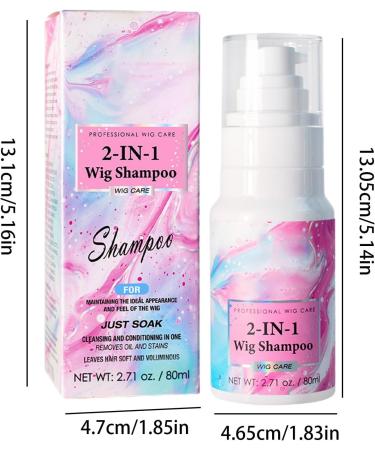  Veeteah Synthetic Wig Shampoo | Nourishing Shampoo for Human Hair Wig 80ml 2 in 1 Shampoo for Synthetic and Natural Hair Revitalizes and Veeteah - Buy Online on GoSupps.com