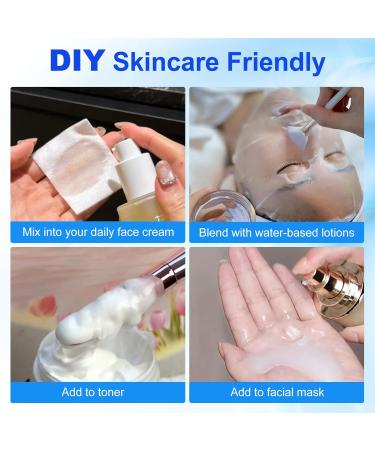 Hyaluronic Acid Powder for Skin & Face Hyaluronic Acid Serum Powder High & Low Molecular Weight Water Soluble DIY Serums for All Skin Types Hydration and Moisture Includes Scoop (3.52Oz/100g) 3.52 Ounce (Pack of 1) - Buy Online on GoSupps.com