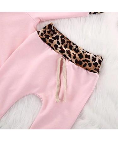 TMEOG Baby Boys Girls Hooded Sweatshirt & Pants Set - Pink, 12-18 Months - Buy Online on GoSupps.com