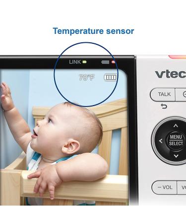 VTech VM818HD Video Monitor - 5 720p HD Display, Night Light, 2-Way Talk, 1000ft Range - Buy Online on GoSupps.com