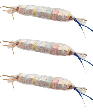 Tonton Pierrot's Workshops - French Artisan Confectionery - Skewers: (Marshmallows for parties or BBQ grilling 100g. Pack of 3.)
