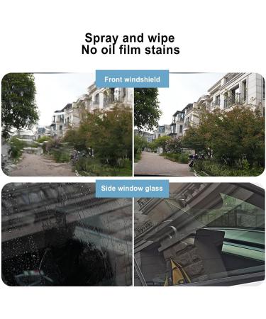 Car Oil Film Remover 500ML Outdoor Window Cleaner Glass Polishing Kit Car Glass Cleaner Gentle for Water Spots Bird Droppings Coatings Polish and Restore Glass to Clear Cle-ca - Buy Online on GoSupps.com