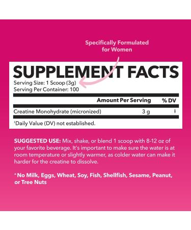 HAVASU NUTRITION Micronized Creatine Monohydrate for Women (100 Servings) & Saw Palmetto for Women Hair Complex (30 Servings) - Buy Online on GoSupps.com