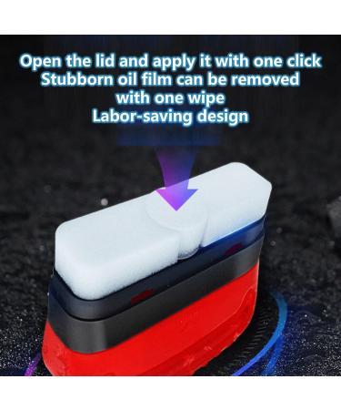 Arhdcompuly Automotive Oil Film Cleaning Brush Automotive Oil Film Cleaning Brush 2024 New Car Glass Oil Film Cleaner Coating for Windshield Oil Film Remover for Car Window for All Vehicles (2pcs) - Buy Online on GoSupps.com