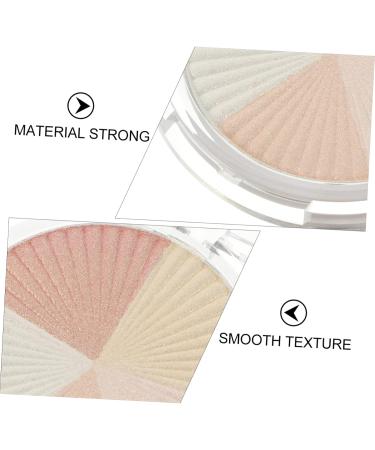 minkissy Pressed Highlight Powder Foundation For Women Shimmer Makeup For Face Professional Safety Elegant Makeup For Weddings Parties Compact Lightweight 7X7X1CM as shown h3 - Buy Online on GoSupps.com