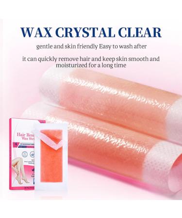 Hair Removal Wax Strips - Easy-to-Use Depilatory Strips for Face Body & Legs - Safe & Mild Epilator Wax Paper - Buy Online on GoSupps.com