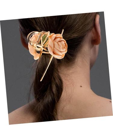 Hairpin Hair Barrettes for Big Claw Clips for Thick Hair Flower Decor Big Hair Claw Clips Claw Hair Clips Extra Large Claw Clip Hair Clips for Girl Alloy Miss Flower Girl - Buy Online on GoSupps.com