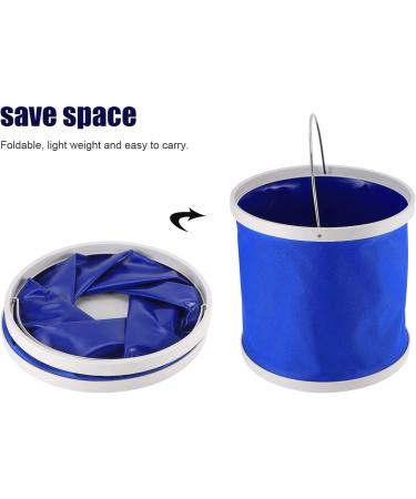 2 Pack Collapsible Plastic Bucket Cleaning Bucket for Cleaning Camping Fishing Kitchen 9 Litre Household Bucket - Buy Online on GoSupps.com