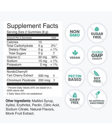 HumanN Tart Cherry Gummies - Uric Acid & Immunity Support - Doctor Formulated for Inflammation & Metabolic Health - Powerful Antioxidant, Non-GMO - 60 Sugar-Free Vegan Gummies - Buy Online on GoSupps.com