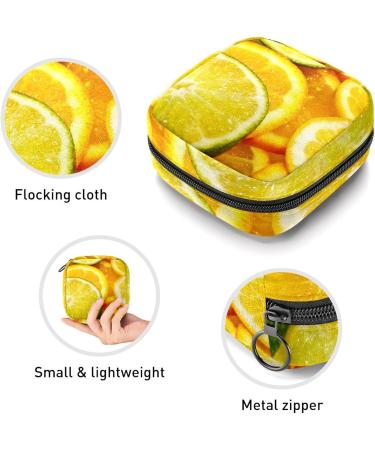 Period Bag Sanitary Napkin Storage Pouch Travel Makeup Bag - Fruit Pattern Color3057 - Buy Online on GoSupps.com