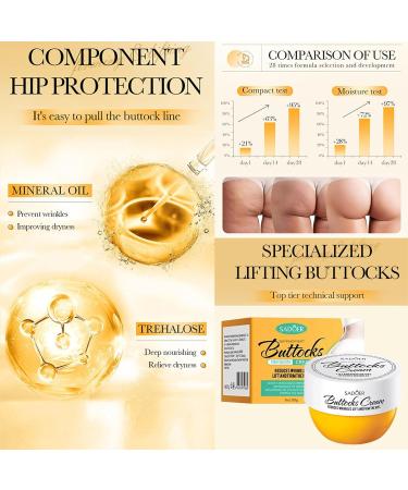 Brazilian Bum Cream Butt Lift Bum Cream 80g Moisturizing Body Cream Hip Lift Cream for Firming and Toning Buttocks Skin Thighs Bum Cream for Woman Men - Buy Online on GoSupps.com