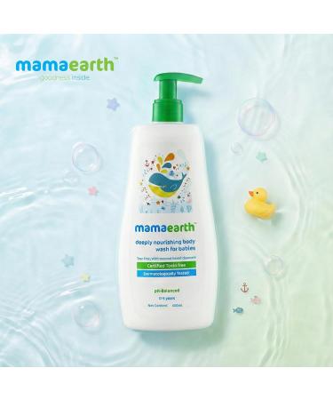 Mamaearth Deeply Nourishing Baby Body Wash | Tear Free Formula with Natural Cleansers | Hydrating Coconut & Jojoba Oil | Moisturizes Delicate Skin of Babies | 13.53 Fl Oz (400ml) - Buy Online on GoSupps.com