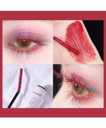 Portable Mascara Colorful Mascara with Soft Brush Volumizing and Lengthening Lash Mascara Create Big Shiny Eyes for Women Ladies Teenager Girl - Buy Online on GoSupps.com