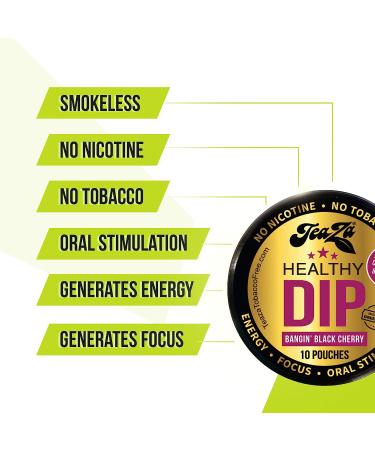 Teaza Herbal Energy Pouch Mixed 4 Pucks Banging Black Cherry Tobacco Replacement - Buy Online on GoSupps.com
