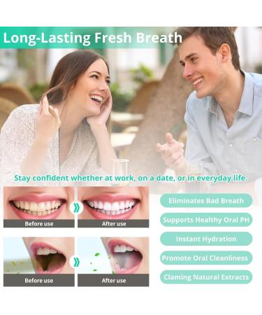 Oral Breath Spray, 3 Bottles Mint Breath Spray Natural Breath Freshener, Portable Dry Mouth Spray Removes Bad Breath, Bad Breath Treatment for Adults Oral Odor Care - Buy Online on GoSupps.com