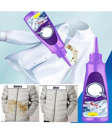 GNAUMORE Active Enzyme Clothing Stain Remover Garment Stubborn Stain Cleaner Biological Enzyme Laundry Detergent Clothes Oil Stain Remover Liquid Detergent for Most Types of Clothes - Buy Online on GoSupps.com