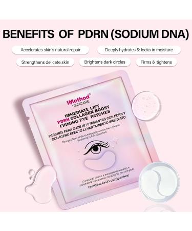 iMethod PDRN Collagen Boost Eye Patches - Masque sous les yeux - Masque instantan pour r duire les ridules raffermir sous les yeux - 8 paires - Buy Online on GoSupps.com