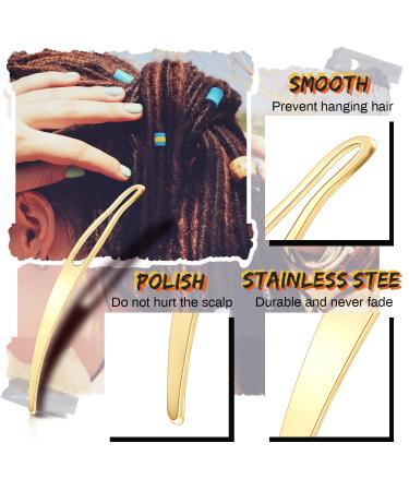 12 Pieces Interlocking Tool Dreadlocks Kit - Easyloc Hair Sisterlock Crochet Tool (Gold) - Buy Online on GoSupps.com