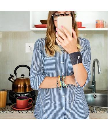 Grounding Wristband Conductive Carbon Leatherette for Better Sleep Reduce Pain and Inflammation Reconnect to the Earth Recovery Safe for Kids and Adults (Grounding Wristband) - Buy Online on GoSupps.com