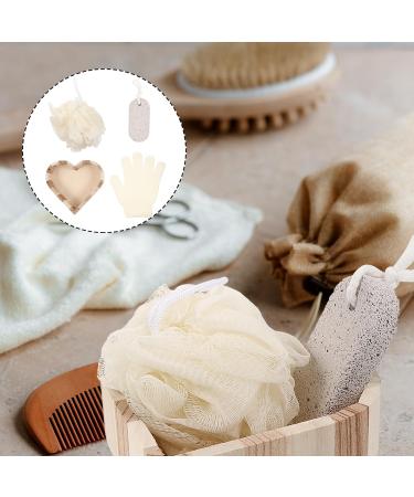 ULTECHNOVO Ensemble Gommage Corps et R pe Pieds en Nylon Kit Bain 3 Pi ces Accessoires pour Exfoliation Douce des Pieds et Jambes pour Toute la Famille - Buy Online on GoSupps.com