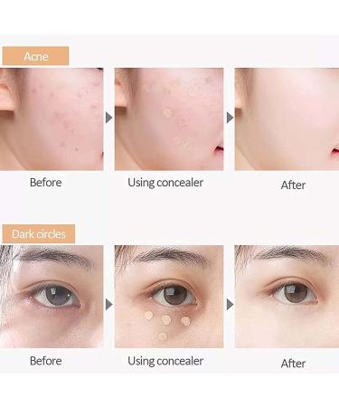 3 Colors Concealer/Concealer Cream to Conceal Dark Circles Blemishes Pimples 50 g - Buy Online on GoSupps.com