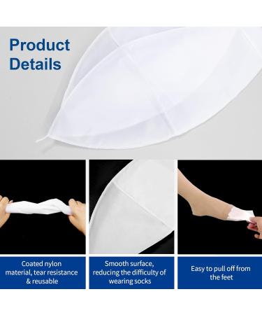 Open Toe Compression Socks - Slip Stocking Applicator for Pregnant Disabled & Elderly - 2 Pack - Buy Online on GoSupps.com