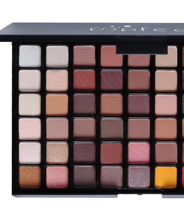 Milageto 54 Colors Eyeshadow Palette Eye Shadow Palette Gift Kit Blendable Enduring Highly Pigmented Eye Makeup Palette for Women Girls - Buy Online on GoSupps.com