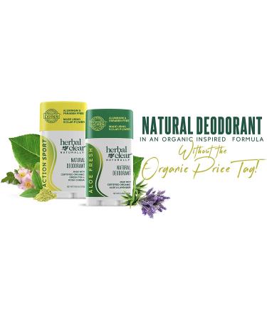 21st Century Herbal Clear Action Sport Deodorant - 2.65 oz Natural Formula - Buy Online on GoSupps.com