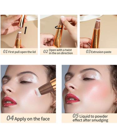 3 Pcs Liquid Blush Set - Lightweight & Waterproof Cream Blush Makeup for Cheek & Lip - Long-Lasting & Multi-functional - Velvet Finish - Natural-Looking Glow (2 3 6) - Buy Online on GoSupps.com