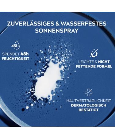 Nivea SPF 30 Sun Lotion Spray 200ml | Broad Spectrum Sunscreen - Buy Online on GoSupps.com