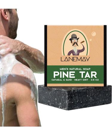  Pekoluta Soap for Men | Soap for Men with Essential Oils | Handmade Pine Whitening Soap to Remove Dust Mites Bacteriostasis Clean and Degrease with Dense Foam - Buy Online on GoSupps.com