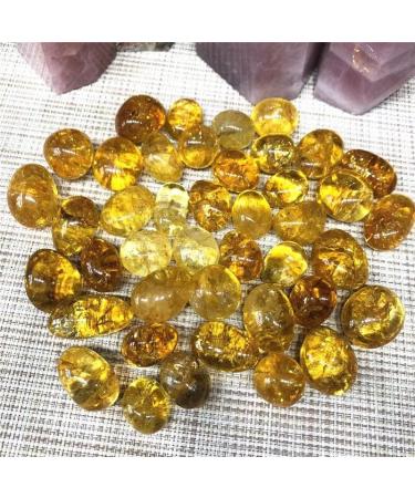 Raw Stones Minerals Specimens Bulk Orange Crack Citrine Tumbled Stones Crystals Reiki Gemstones for Home Aquarium Decor - (Color: 100g Size: 20-30mm) Obelisk - Buy Online on GoSupps.com