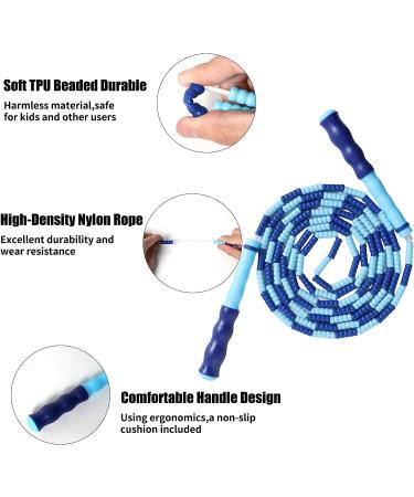 Kitys Fatch Adjustable Speed Jump Rope for Men, Women, and Kids - Blue/Pink/Purple - Buy Online on GoSupps.com