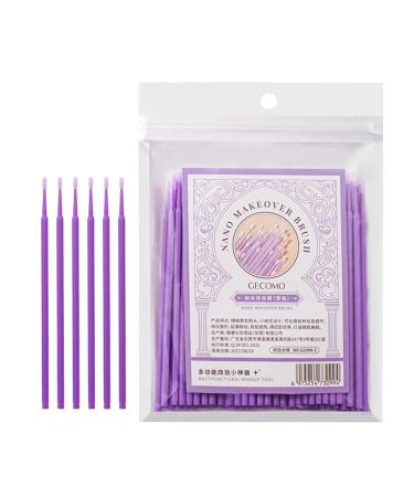 Cotton Swabs Eyelash Lash Applicator Brush Eyelash Swabs | Eyelash Applicator Soft Applicator Brush Eye Lashes Mascara Wands Mascara Brush Stick Purple