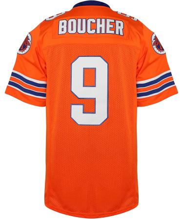 Bobby Boucher #9 The Waterboy Adam Sandler Movie Mud Dogs Bourbon Bowl Football Jersey XL Orange - Buy Online on GoSupps.com