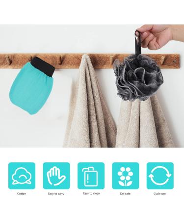 Housoutil 2 Sets Bath Set Shower Scrubber for Body Loofah Sponge Shower Loofah Men Body Scrub Bath Accessories Holiday Bath Scrubber Bath Gloves Balls Bath Ball Single Layer Rayon - Buy Online on GoSupps.com