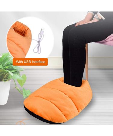 Fowybe USB Heated Foot Warmer - Under Desk Heating Booties for Women | Cozy Office & Home Slippers for Winter - Buy Online on GoSupps.com