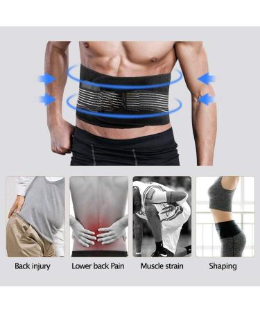 Kingcoo Belly Belt | Adjustable Lumbar Support Strap for Sciatica Relief | Waist & Kidney Support Belt for Men & Women (XXXXL) - Buy Online on GoSupps.com