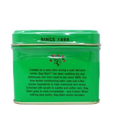 Bag Balm Skin Moisturizer Kit - Original Formula for Dry Skin Hands Feet Lips Cuticles Elbows Heels Chafing Pets & Livestock - Includes 1 8 oz Tin & 1 0.33 On The Go Tube - Buy Online on GoSupps.com