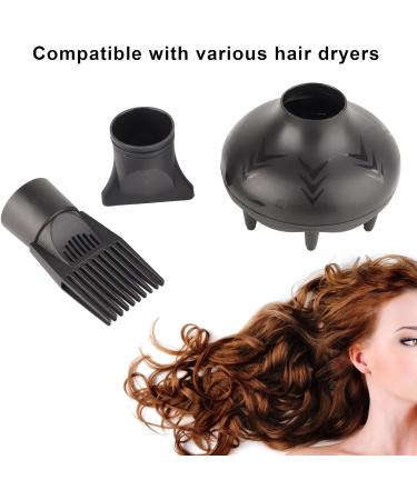 Blow Dryer Replacement Parts 3Pcs/Set Hair Dryer Diffuser Nozzle Set Plastic Hair Dryer Attachment Dryer Nozzle Comb Hair Dryer Concentrator Nozzle - Buy Online on GoSupps.com