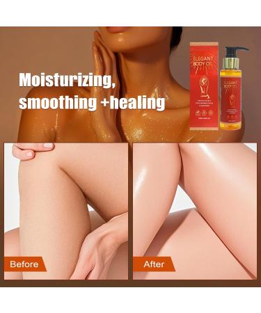 Body Firming Oil 3.4 FL OZ Body Oil After Shower For Women Hydrate & Nourish Dry Skin Lightweight and non-greasy texture-Luxury Spa Gift Valentine's Day gift - Buy Online on GoSupps.com
