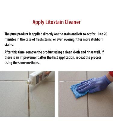 Tile Doctor Litokol Litostain Cleaner 500ml | Powerful Stain Remover for Coffee & Red Wine | International Shipping Available - Buy Online on GoSupps.com