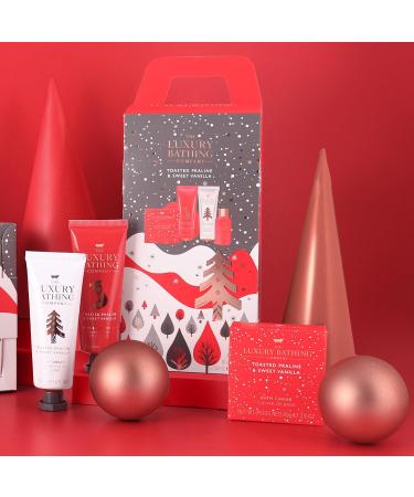 The Luxury Bathing Company - Toasted Praline & Sweet Vanilla Ultimate Stacking Treats Gift Set - Vegan Friendly - Buy Online on GoSupps.com