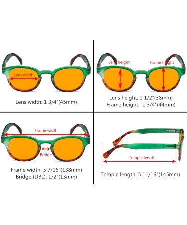 Eyekepper 4 Pack Ladies Computer Glasses - Blue Light Filter Anti Glare Reading Glasses +2.00 Orange Tinted - Shop Now for Women s Eye Protection - Buy Online on GoSupps.com