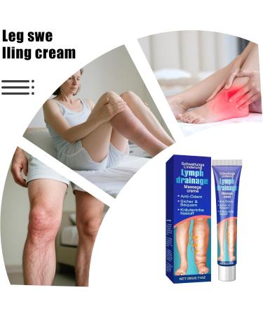 Cr me D' d me Des Jambes - Cr me De Massage Lymphdrainage Pour Le Swellingrelief | Formule L g re Avec Effet Hydratant Solution De Soins Des Veaux Support De Gestion Des d mes Pour Les Femmes - Buy Online on GoSupps.com