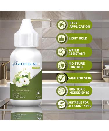 Pro Hair Labs - Ghostbond XL Apple - Full Head Bond For Poly & Lace | Wig Glue Hair Adhesive Specially Formulated For High Humidity Heavy Perspiration And Oily Scalps - 1.3oz - Buy Online on GoSupps.com