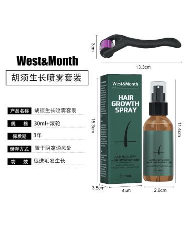Buy Bart Spray Set - Moisturizing Beard Care | Promotes Thick Growth | 30ml with Roller - Buy Online on GoSupps.com