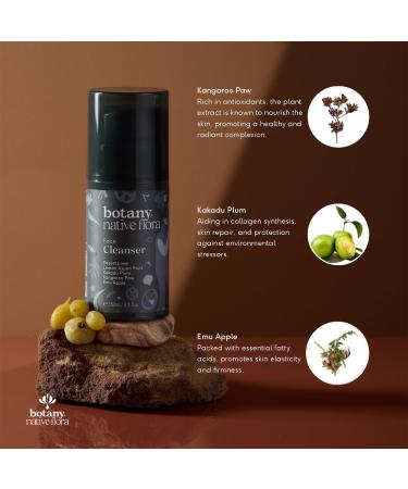 Botany Native Flora Face Cleanser | Refreshing Hydrating Gel with Australian Plant Extracts | International Shipping - Buy Online on GoSupps.com